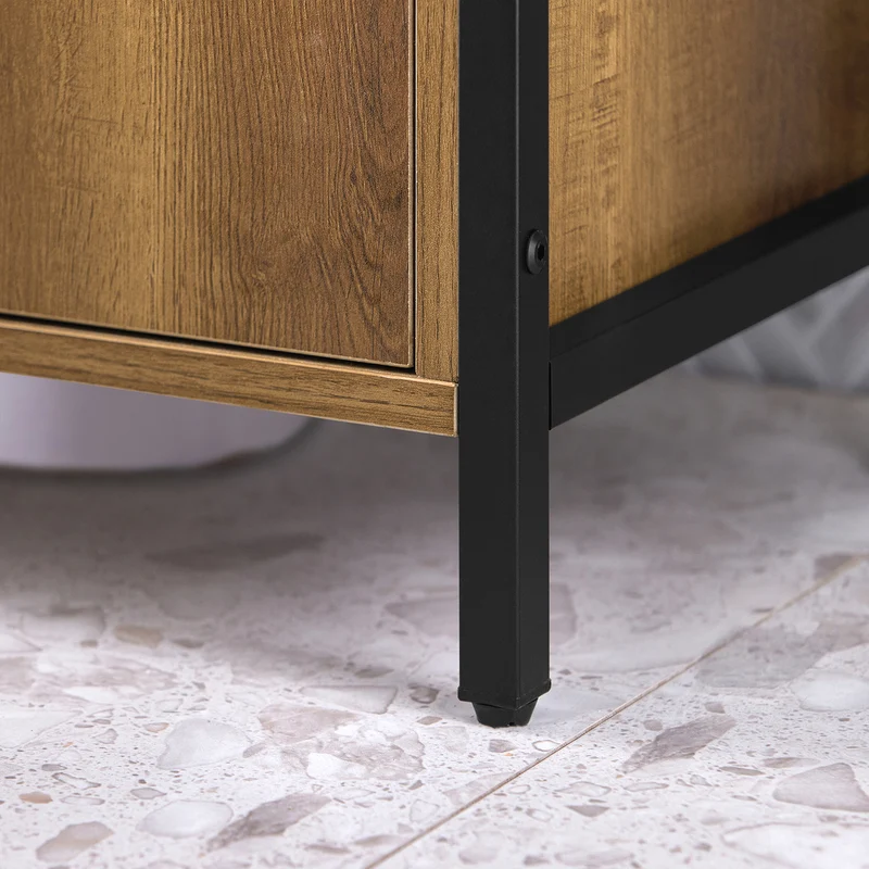 SoBuy BZR63-II-PF Meuble sous Lavabo Housse Colonne Lavabo