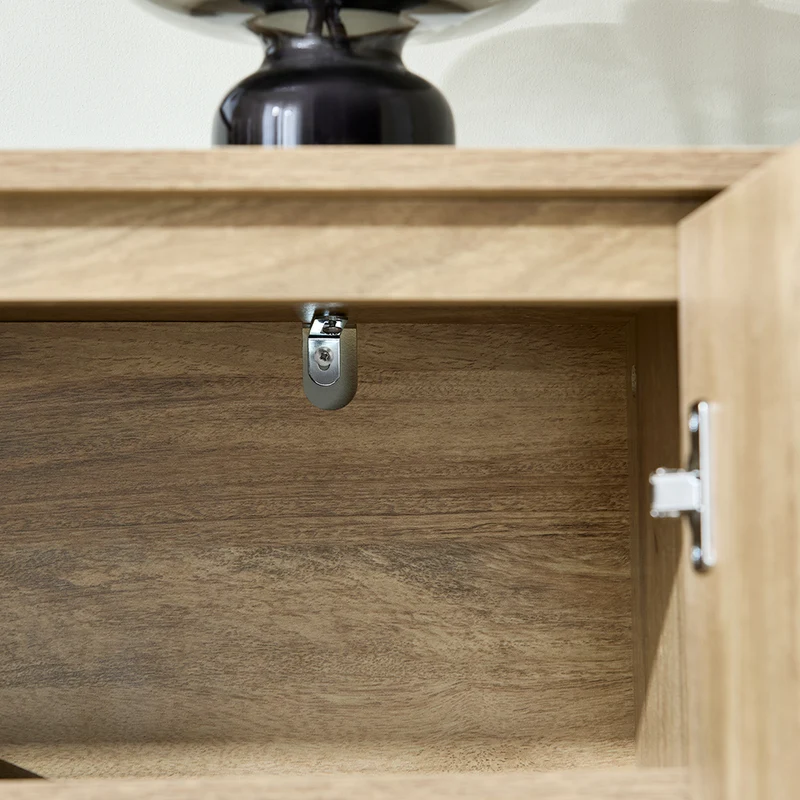 SoBuy FSB96-G Armoire à Chaussures avec 2 Portes Effet Miroir et 5 Compartiments – L83×P38×H100 cm, Charge 80 kg, Finition Dorée