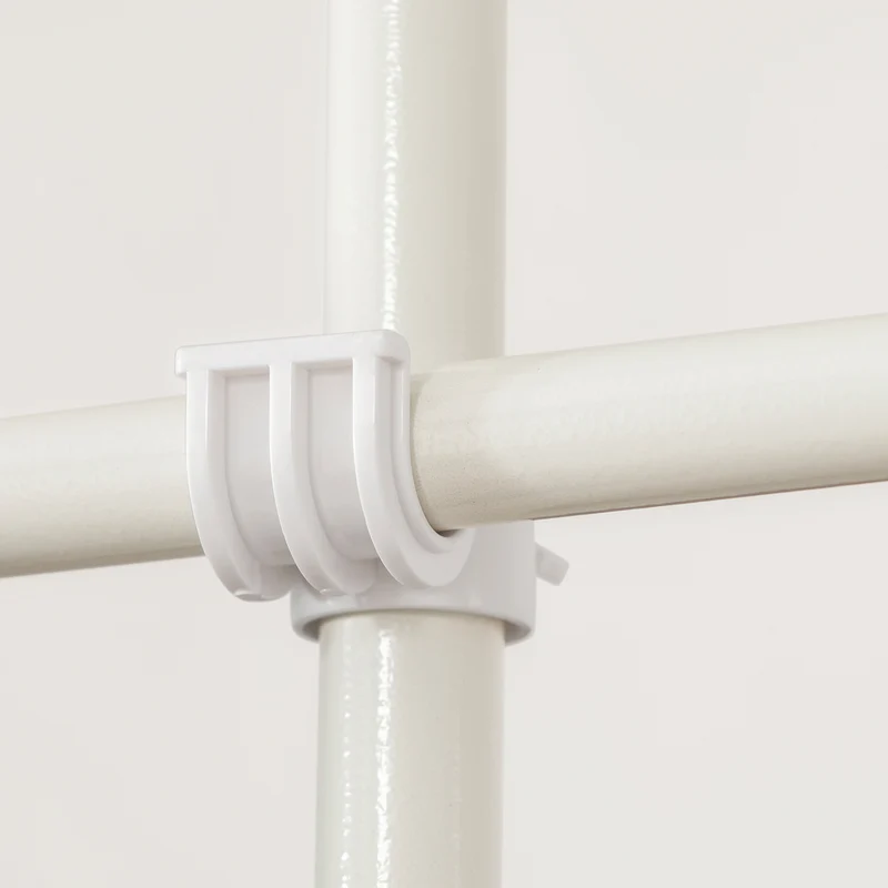 SoBuy KLS12-HG Paravent Séparateur de Pièces Rideau Télescopique Rideau Réglable en Hauteur Rideau