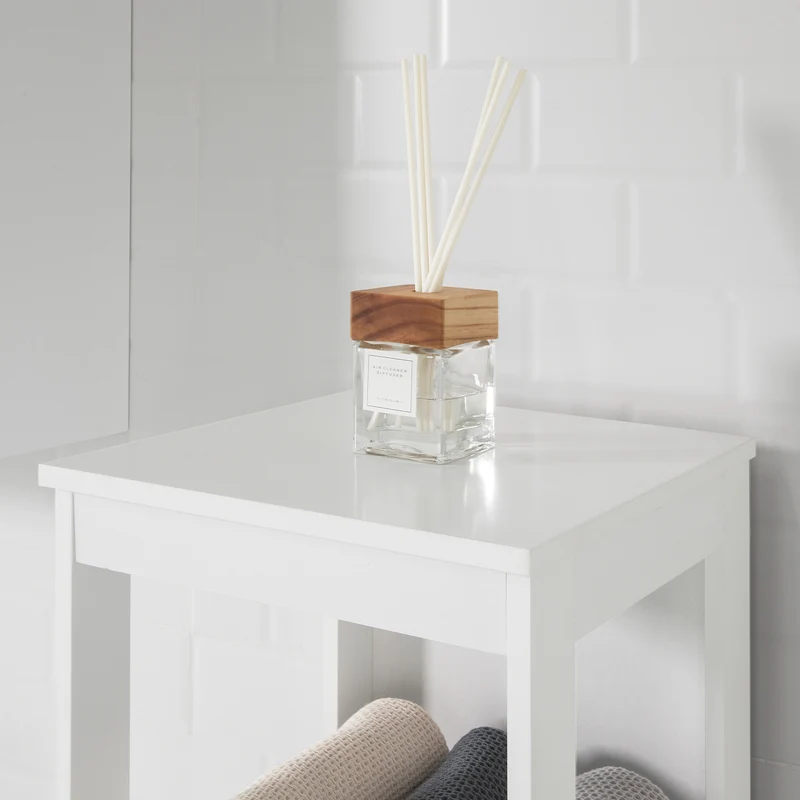 SoBuy BZR14-W Meuble Colonne de Salle de Bain Étagère Debout Armoire Haute Étagère de Rangement à 6 Niveaux - L30cm x P30cm x H139cm